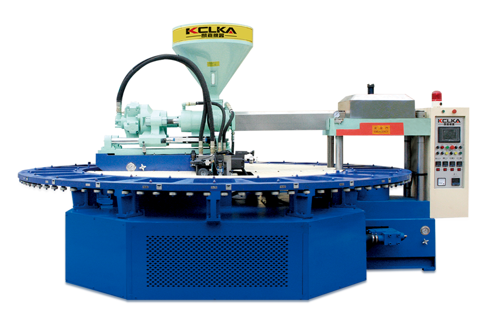 Full-Automatic Rotary PVC Air-blowing  Injection  Molding Machine