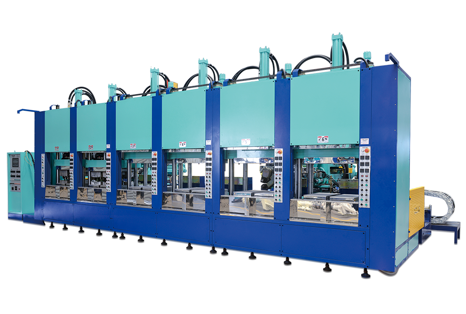 EK55-6E2 Full-Automatic Foam EVA Double-Color Injection Molding Machine (Top Color By Injection & Bottom Color By Manual Pouring )