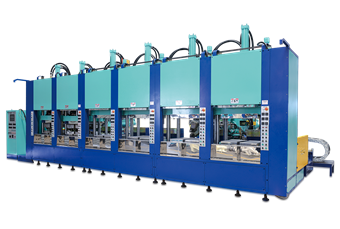 EK55A-6E4 Full-Automatic Foam EVA Double-Color Injection Molding Machine(Both Color By Injection)